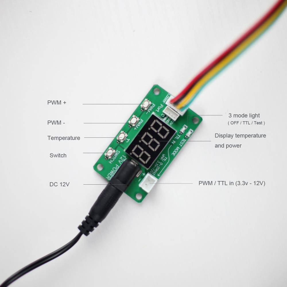(image for) single test board TTL PWM tester for laser head/module